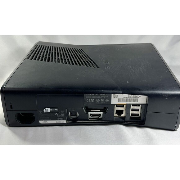 Xbox 360 Slim Black Console Kinect Bundle Tested NO Hard Drive - Picture 9 of 16